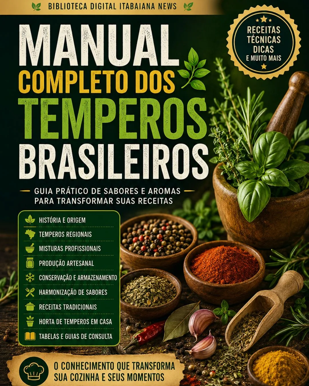Foto 1 de Guia completo dos temperos Brasileiros