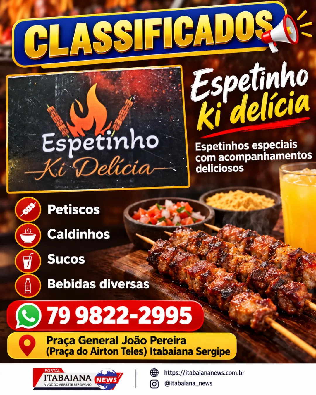 Foto 1 de Espetinho Ki Delícia