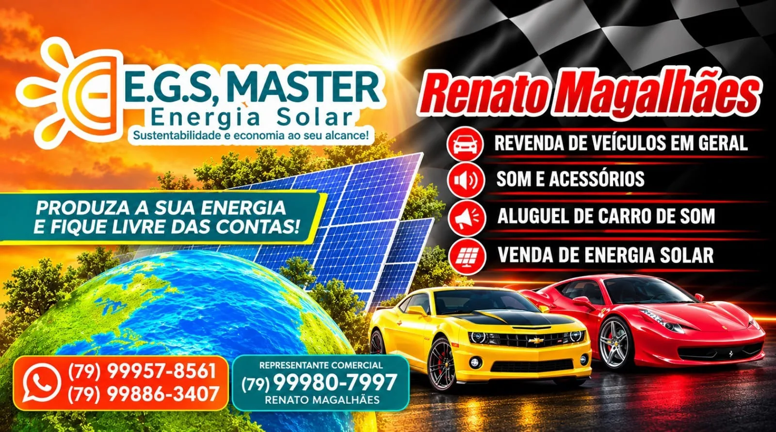 Foto do anúncio E.G.S. Master Energia Solar e Serviços Automotivos - Renato Magalhães
