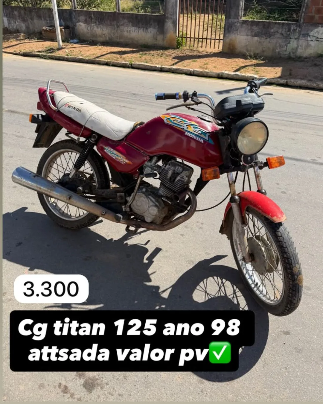 Foto do anúncio Moto titan Atrasada