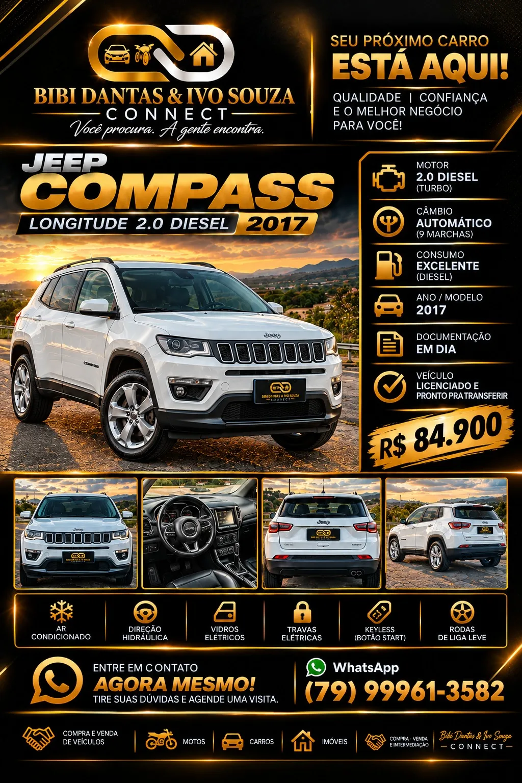 Foto 1 de Jeep Compass Longitude 2.0 Diesel 2017