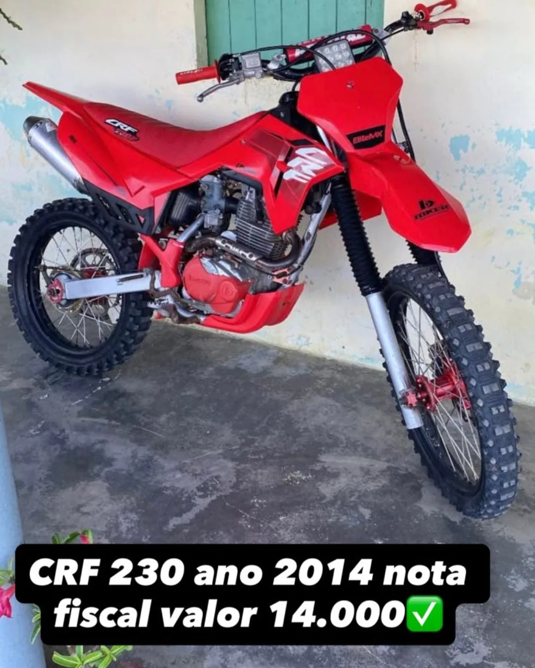 Foto do anúncio Moto CRF 230 2014
