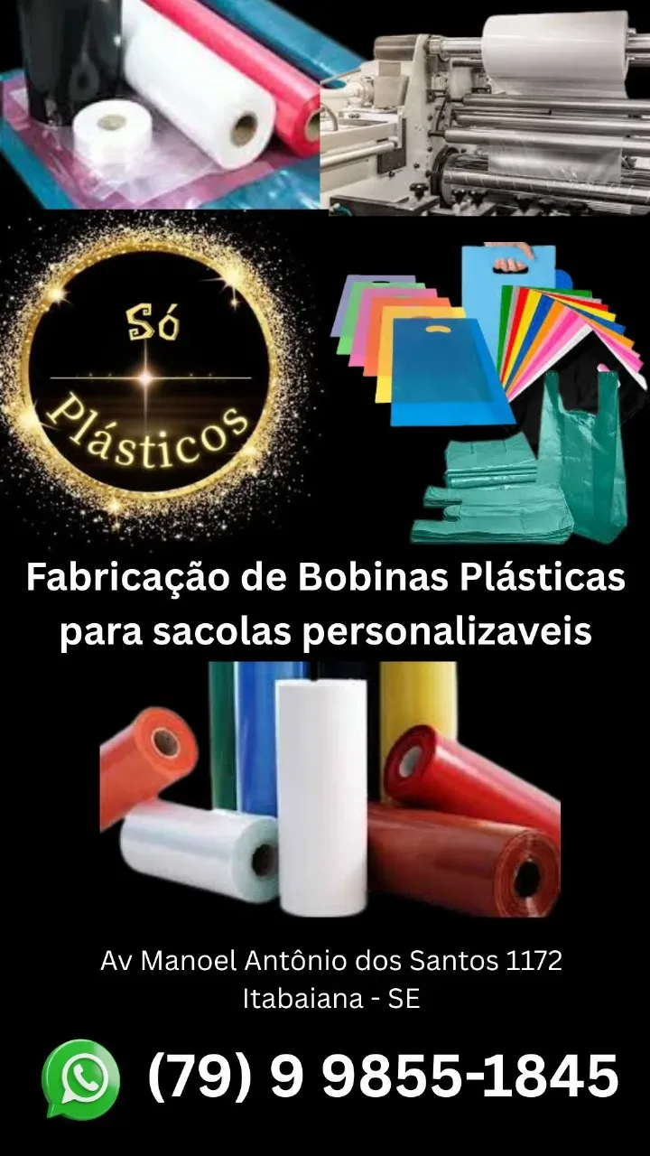 Foto do anúncio Fabricação de Bobinas Plásticas para Sacolas - Só Plásticos