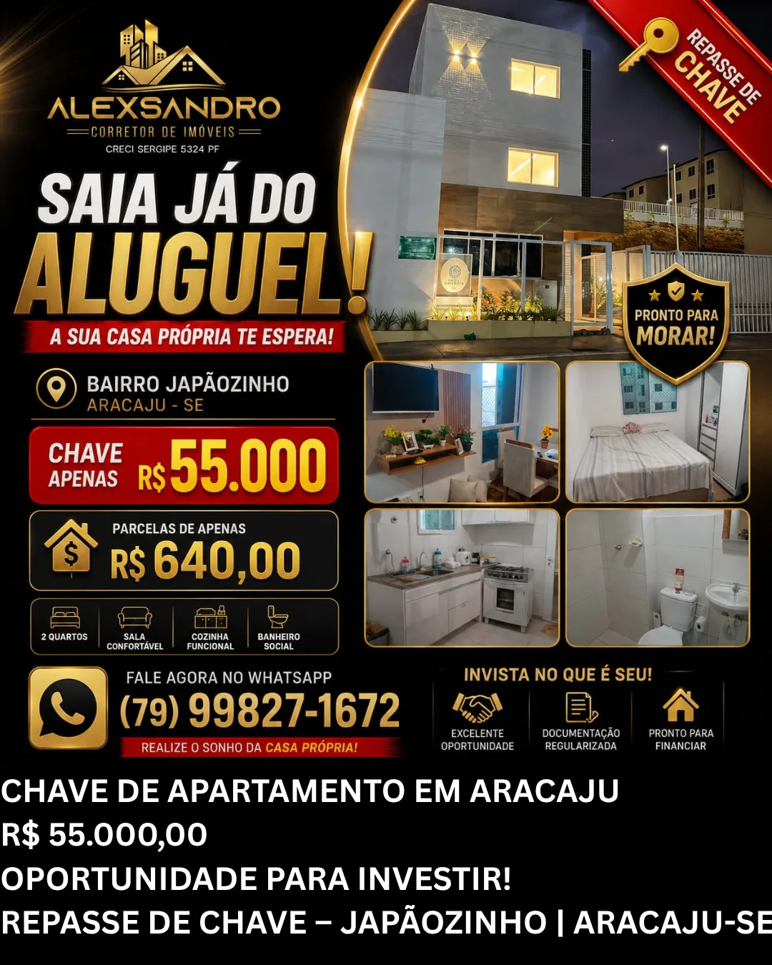 Foto 1 de CHAVE DE APARTAMENTO EM ARACAJU