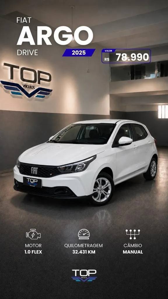 Foto 1 de Fiat Argo 1.0 Drive