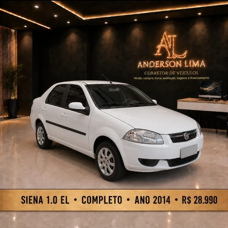 Foto do anúncio Fiat Siena 1.0 EL 2014 Completo à Venda