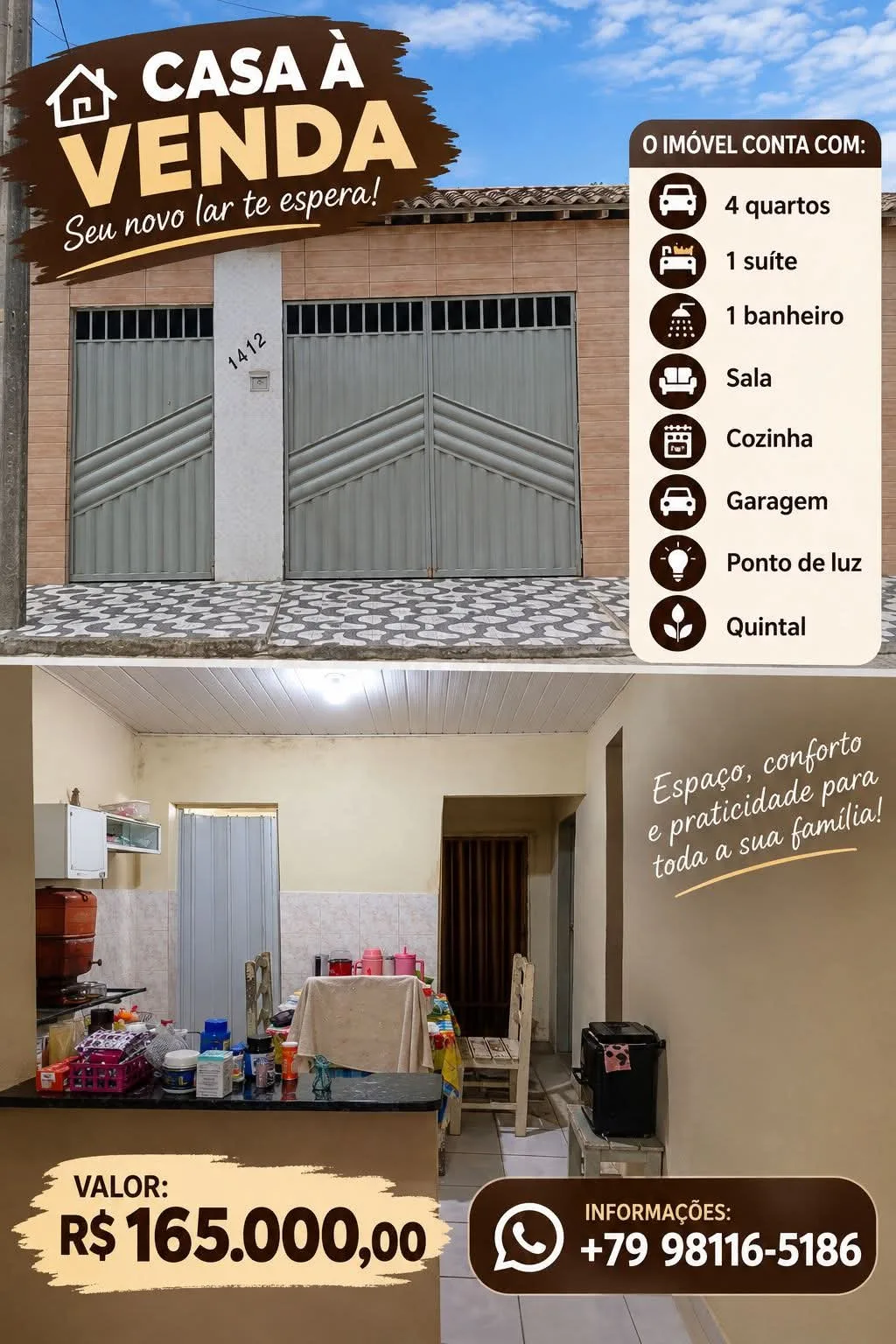 Foto do anúncio Casa à venda com 4 quartos