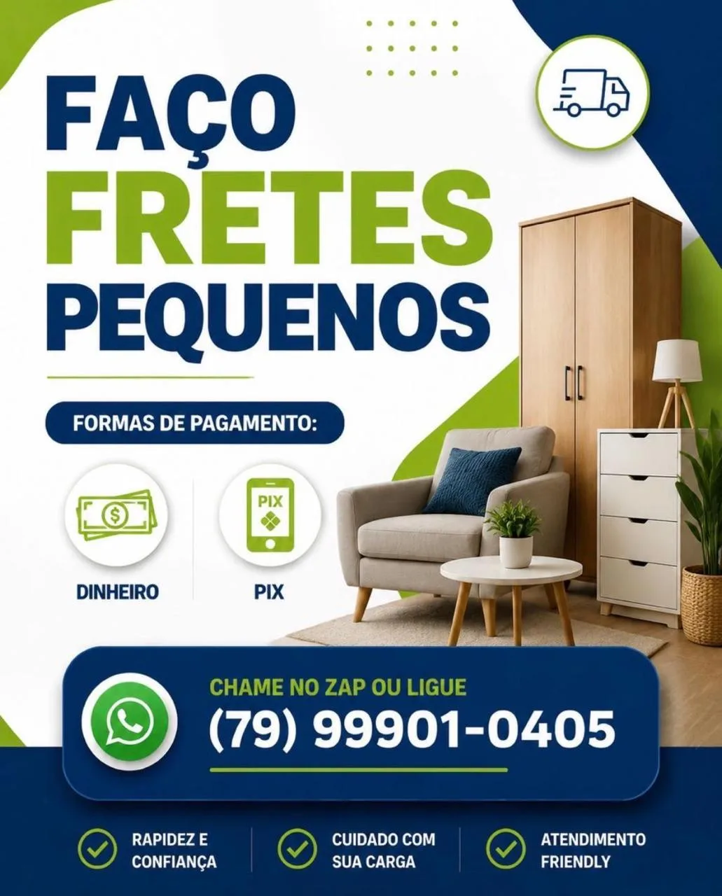 Foto 1 de Serviço de Pequenos Fretes