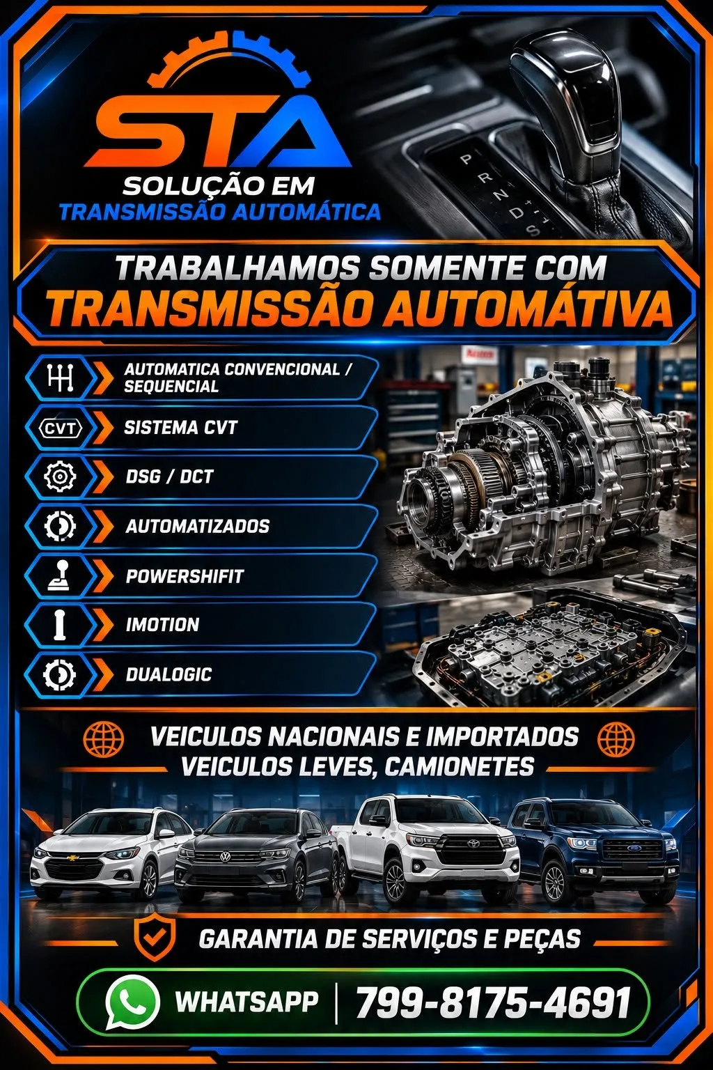 Foto do anúncio Serviços Especializados em Transmissão Automática - STA