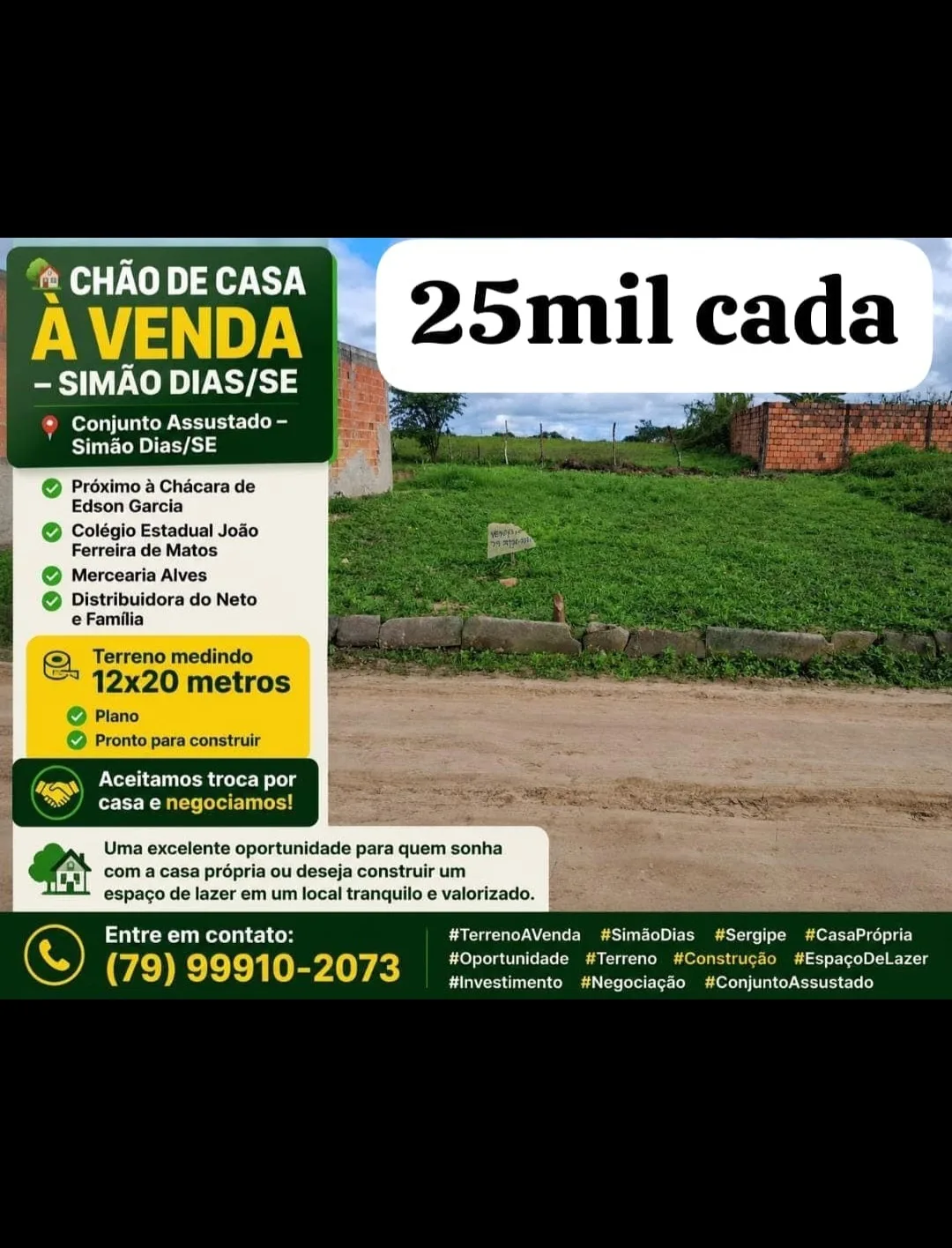 Foto do anúncio TERRENO EM SIMÃO DIAS