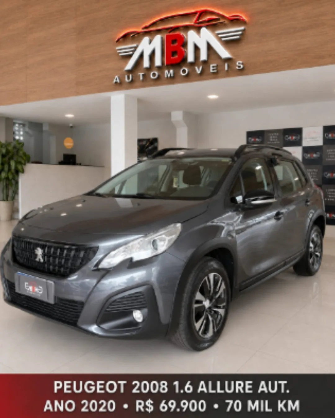 Foto 1 de Peugeot 2008 1.6 Allure Aut. 2020 à venda