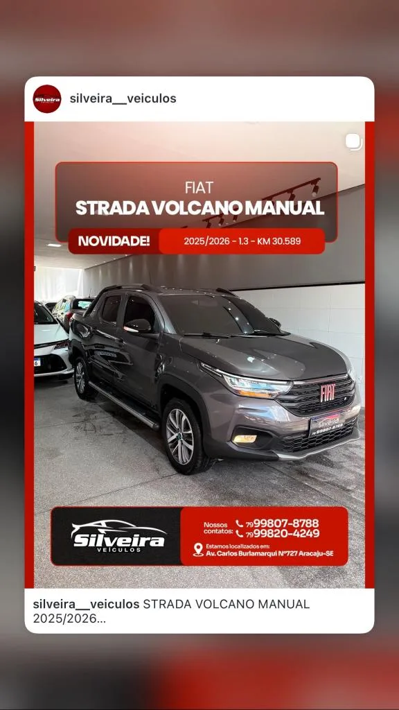 Foto 1 de Fiat Strada 1.3 Cabine Dupla Volcano