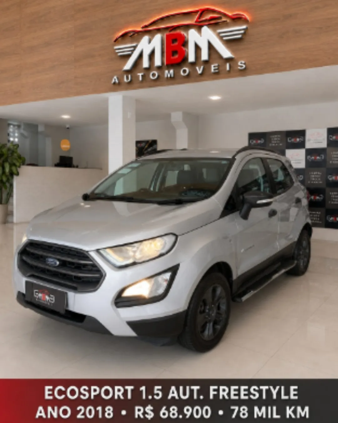 Foto 1 de Ford EcoSport 1.5 Aut. Freestyle 2018 à venda