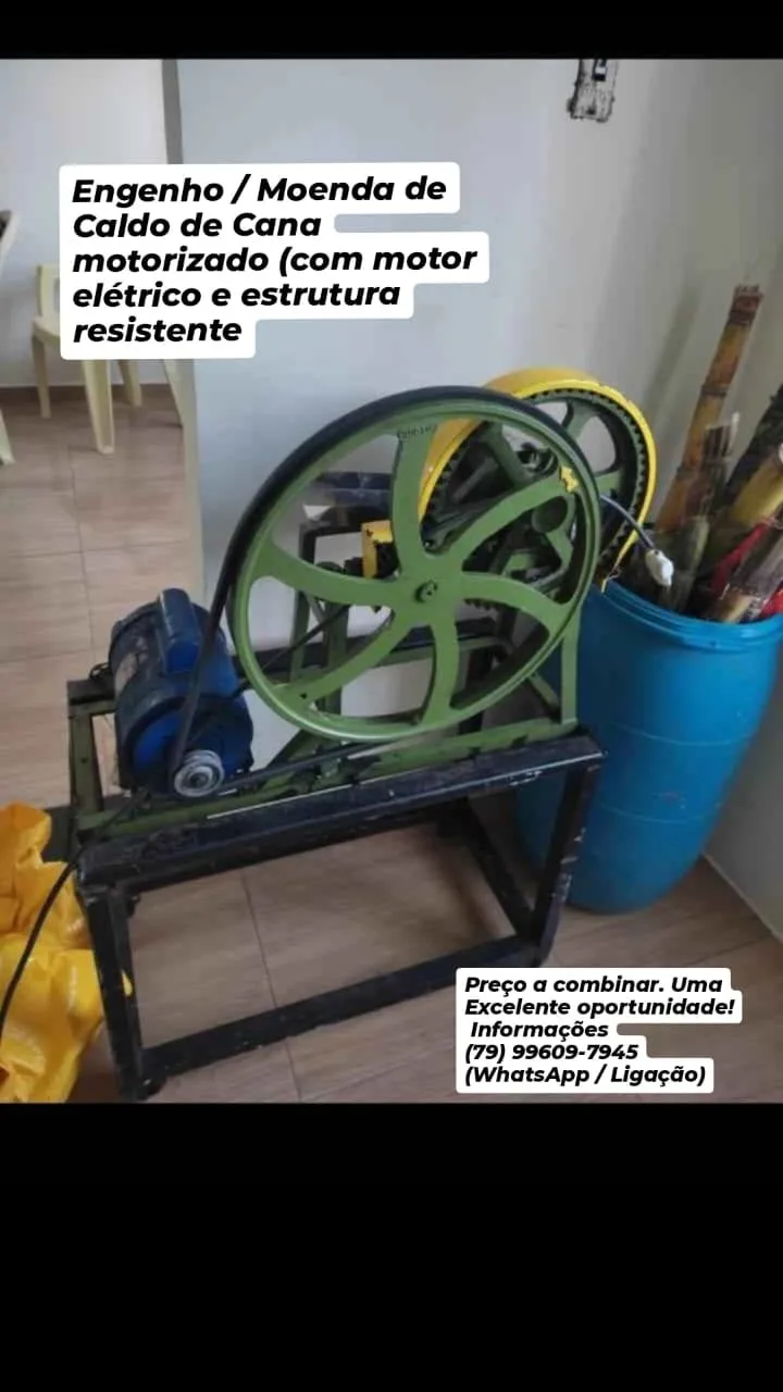 Foto 1 de Engenho / Moenda de Caldo de Cana Motorizado
