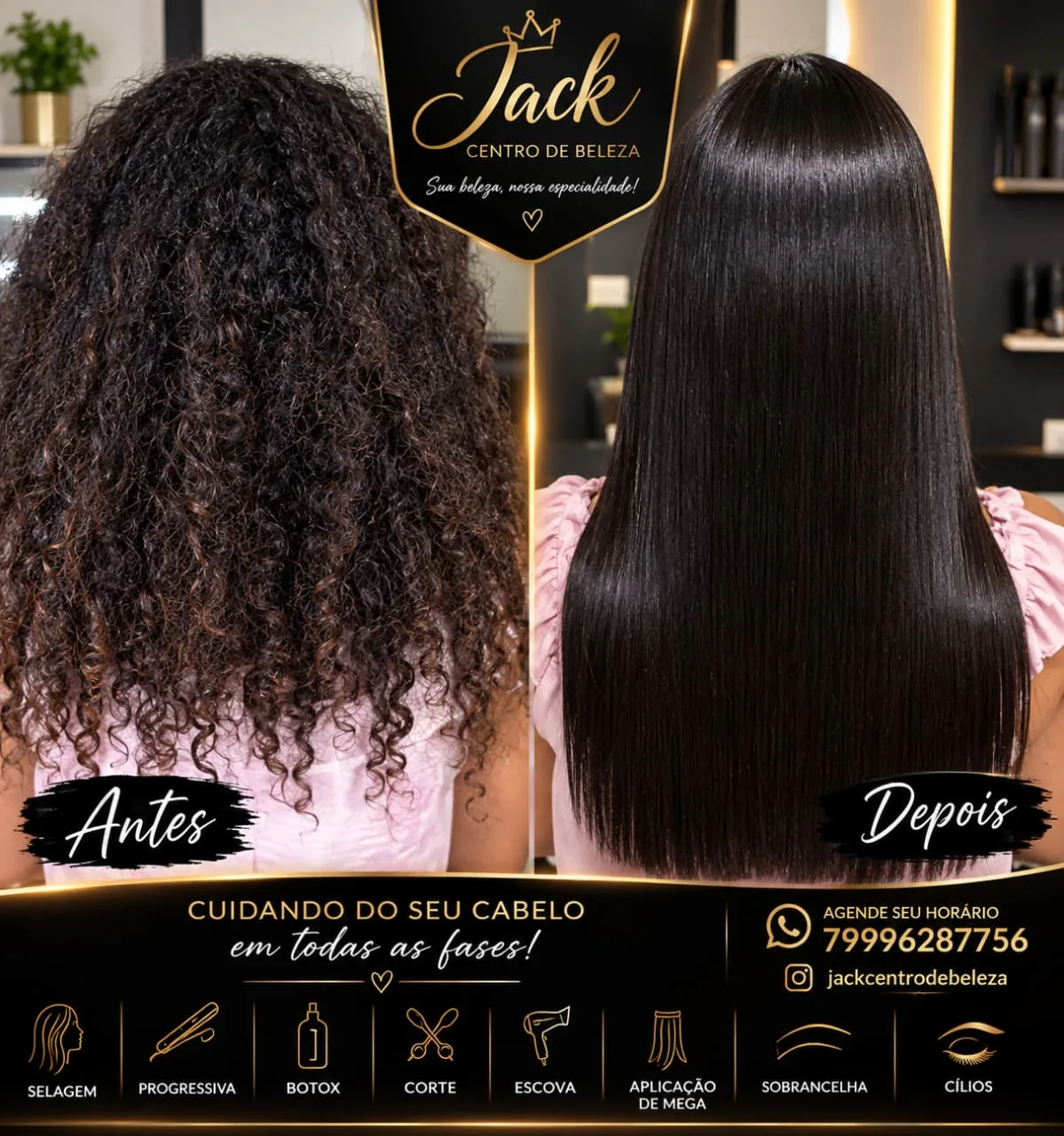 Foto 1 de Selagem e Design de Sobrancelhas - Jack Centro de Beleza