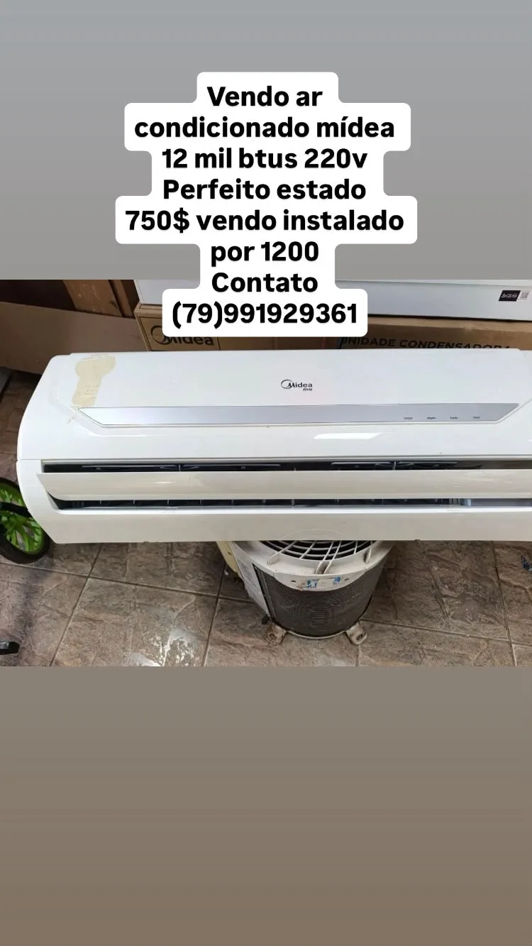 Foto 1 de Ar-condicionado Midea 12.000 BTUs 220V à venda