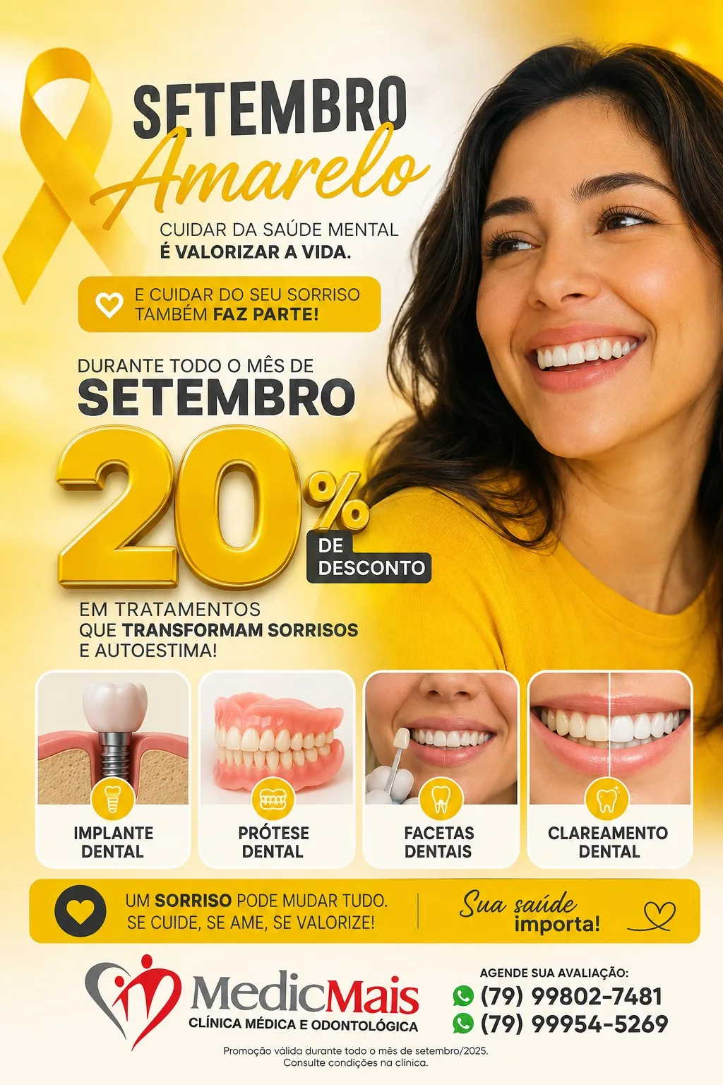 Foto do anúncio Tratamentos Odontológicos com 20% de Desconto - MedicMais