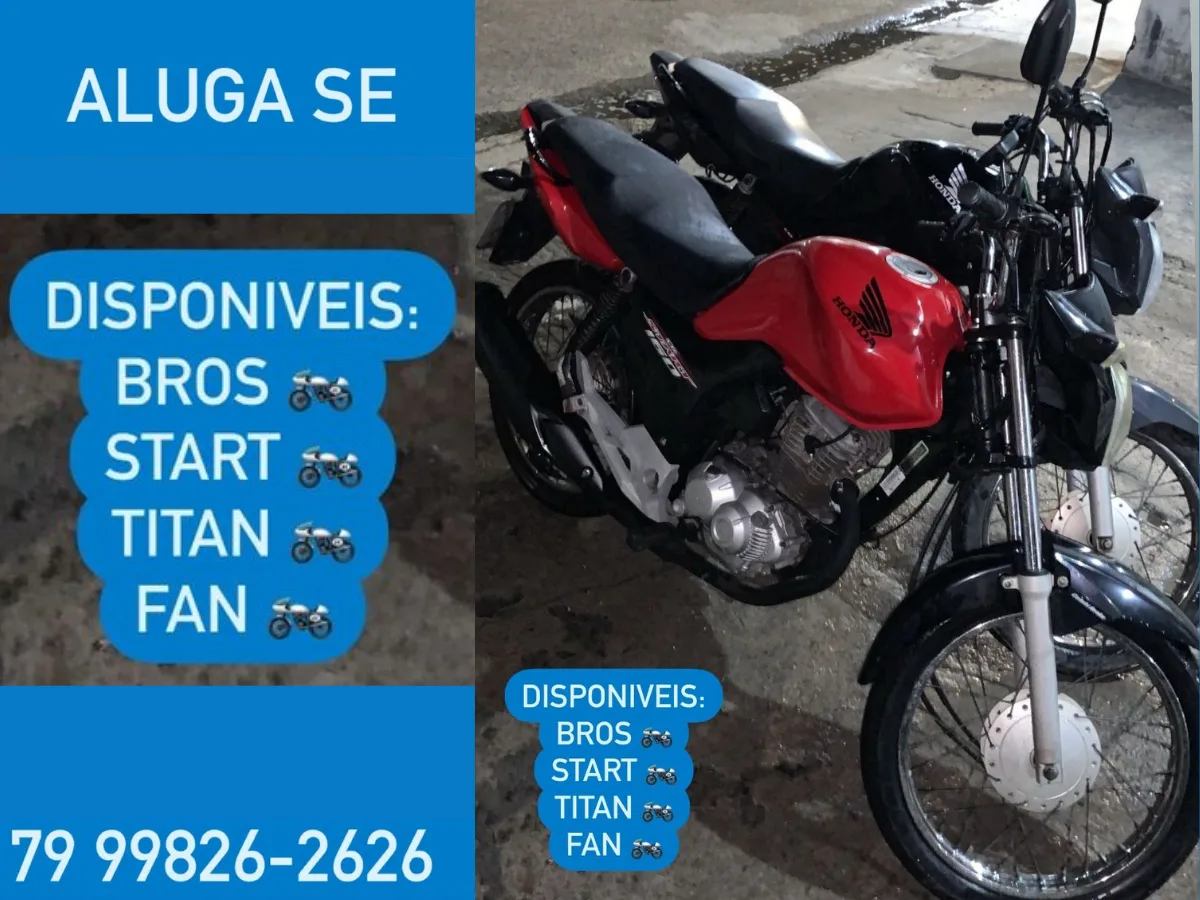 Foto do anúncio ALUGO MOTOS