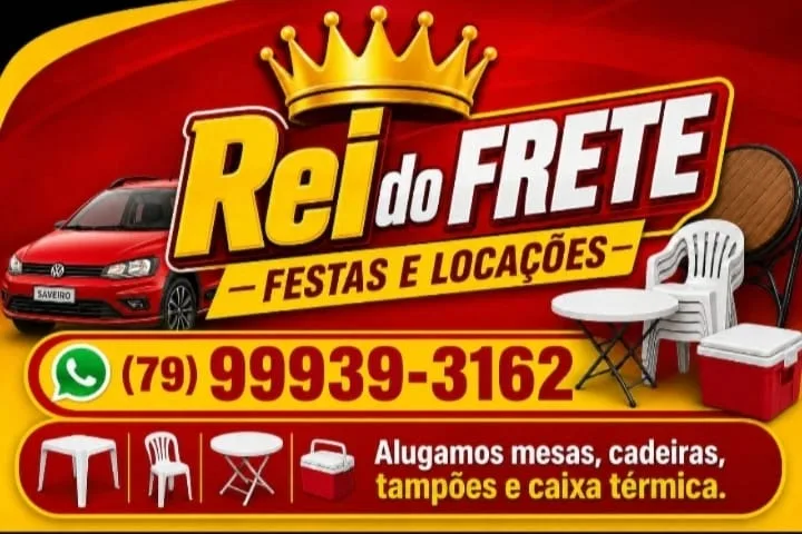 Foto 1 de Rei do Frete - Fretes, Locação de Mesas, Cadeiras e Caixas Térmicas