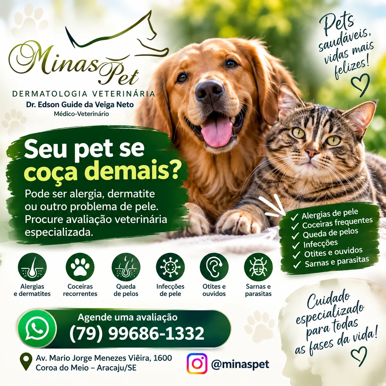 Foto 1 de MINAS PET — DERMATOLOGIA VETERINÁRIA EM ARACAJU