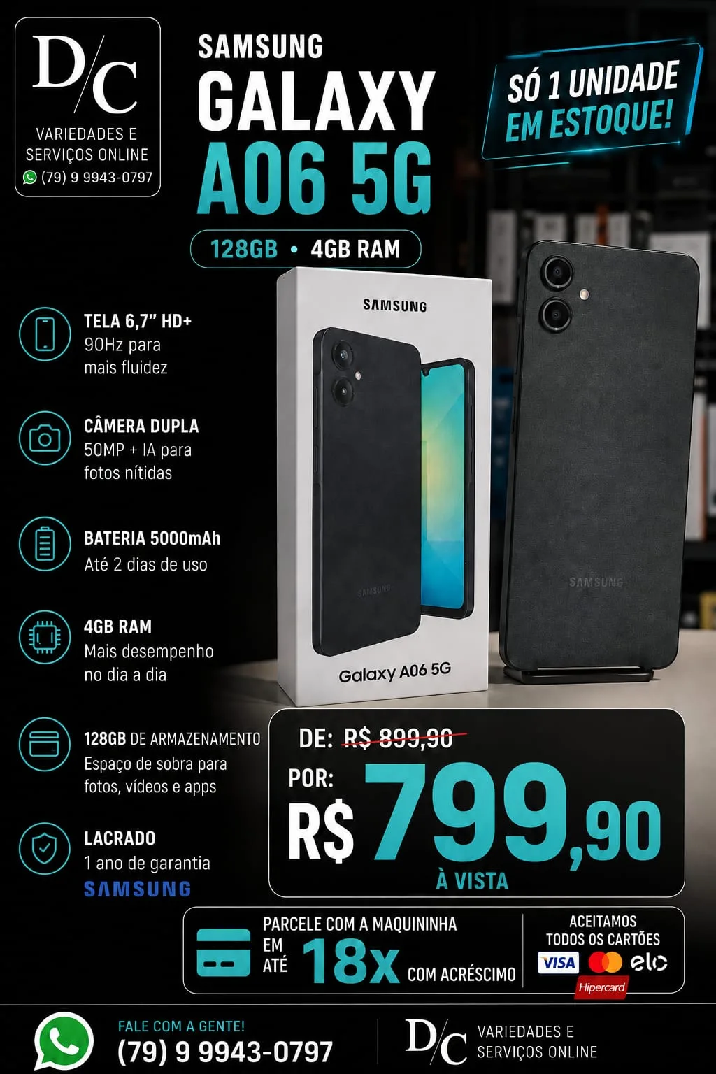 Foto do anúncio GALAXY A O6