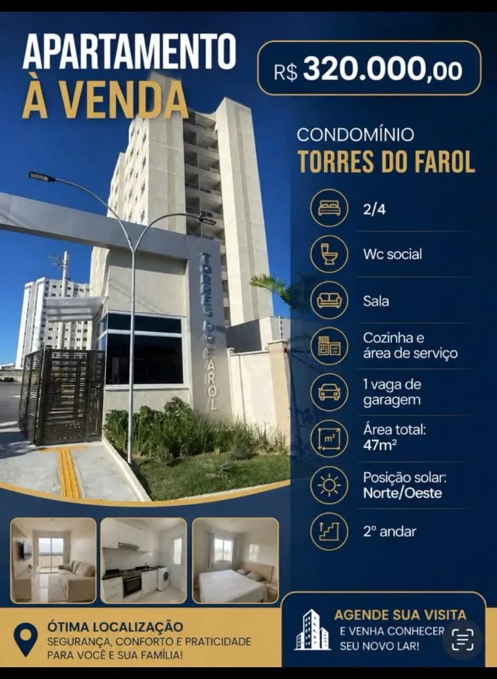 Foto 1 de APARTAMENTO A VENDA NA FAROLANDIA